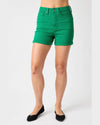 HW Garment Dyed Shorts-shorts-Judy Blue-Small-Green-thekeepersoflove