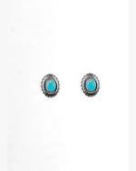 Concho Turquoise Earrings-Earrings-West & Co-thekeepersoflove